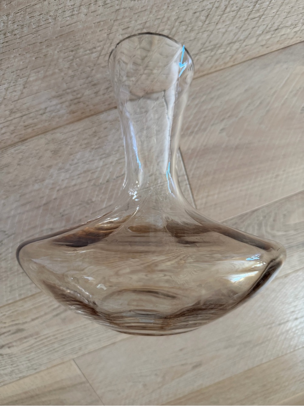 Smoked Glass Wine Decanter - Elegant Home Accent